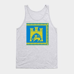 Flag of Lviv, Ukraine Tank Top